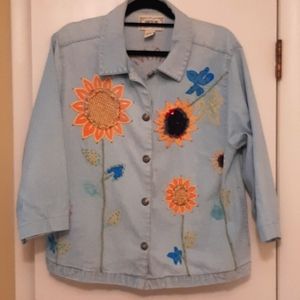 Tantrums vintage button up jean jack